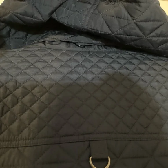 Weatherproof Quilted Navy Puffer Coat - Picture 11 of 15
